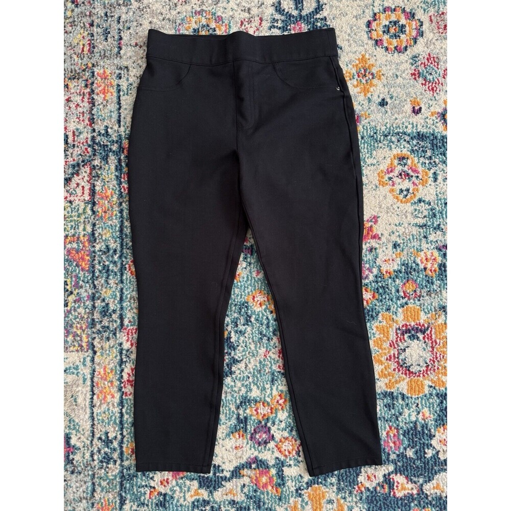SPANX Black Ankle Cropped Ponte Pants - LIKE NEW